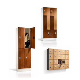 Spinde aus Holz